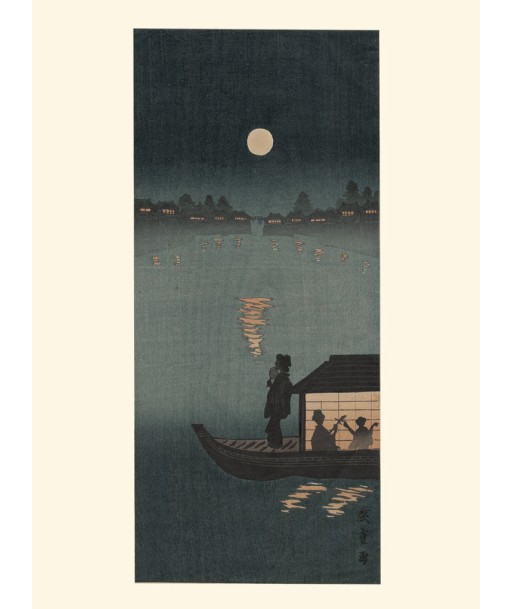 Courtisanes sur un bateau de Shotei | Reproduction Fine Art acheter