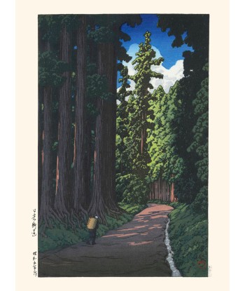 La Route de Nikko de Hasui Kawase | Reproduction Fine Art votre