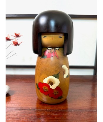 Kokeshi Créative Gumma de Usaburo | Harunouta - jeune fille aux camélias vous aussi creer 