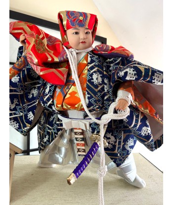 Poupée Japonaise Traditionnelle Ichimatsu | Benkei et sa cloche de France