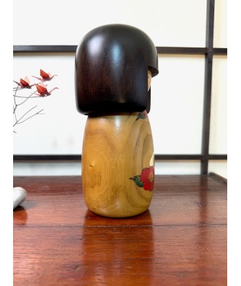 Kokeshi Créative Gumma de Usaburo | Harunouta - jeune fille aux camélias vous aussi creer 