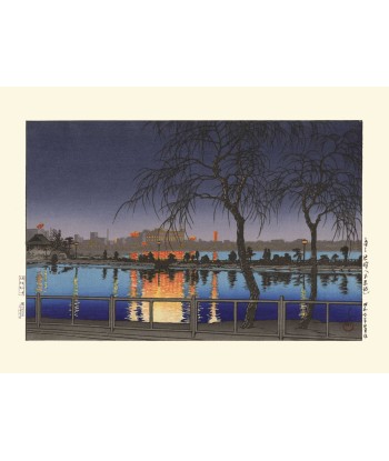 Nuit à Shinobazu de Hasui Kawase | Reproduction Fine Art de votre