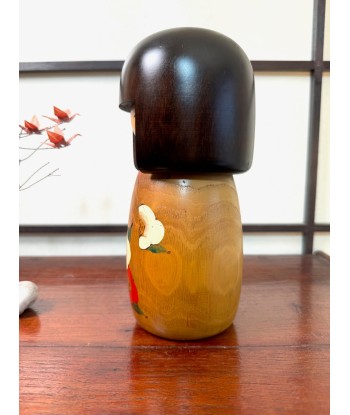 Kokeshi Créative Gumma de Usaburo | Harunouta - jeune fille aux camélias vous aussi creer 