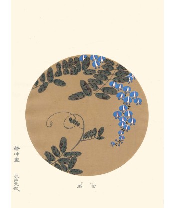 Glycines Bleues de Jakuchu Ito | Reproduction Fine Art votre restaurant rapide dans 