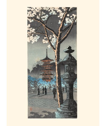 Le sanctuaire Toshogu de Ueno de Shotei | Reproduction Fine Art de votre