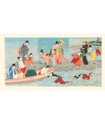 Les Pêcheuses d’Abalone de Utamaro | Reproduction Fine Art Livraison rapide