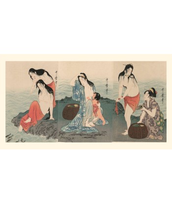 Les Pêcheuses d’Awabe de Utamaro | Reproduction Fine Art Venez découvrir notre 