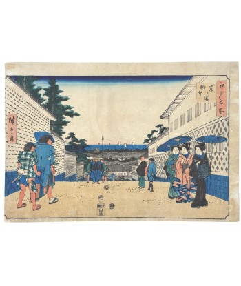 Estampe Japonaise de Hiroshige | Edo Meisho - Point de vue depuis Kasumigaseki acheter en ligne