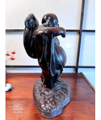 Hotei, Dieu du Bonheur en bronze cuivré | Artisanat Japonais Les magasins à Paris et en Île-de-France