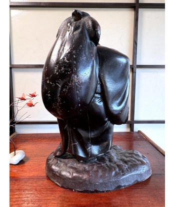 Hotei, Dieu du Bonheur en bronze cuivré | Artisanat Japonais Les magasins à Paris et en Île-de-France