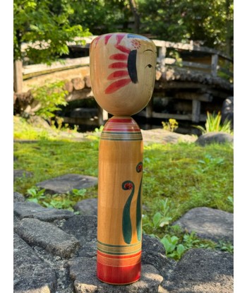 Kokeshi Traditionnelle Zao de Shizuo Ariji | Crosse végétale - Wasabe sur le site 