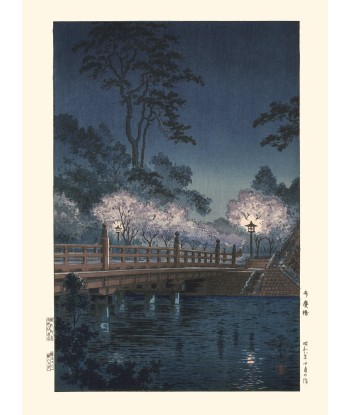 Nuit sur le pont Benkei de Koitsu | Reproduction Fine Art de France