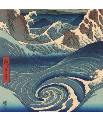 Le Tourbillon de Naruto à Awa de Hiroshige | Reproduction Fine Art meilleur choix