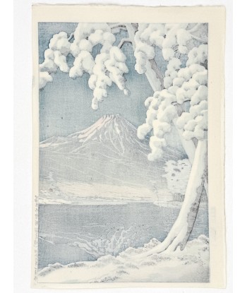 Estampe Japonaise de Hasui Kawase | Le Mont Fuji sous la neige livraison et retour toujours gratuits