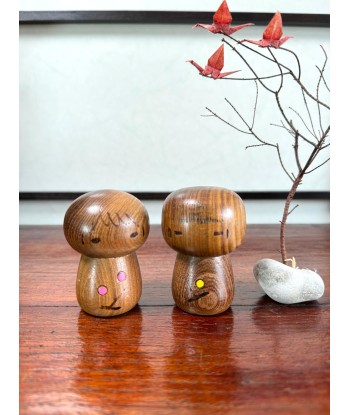 Couple Kokeshi Créative Vintage | Branche de Cerisier acheter