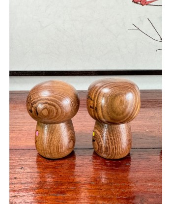 Couple Kokeshi Créative Vintage | Branche de Cerisier acheter