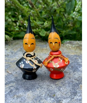 Couple de poupées Kokeshi artisanales l Kokeshi pinceau vous aussi creer 