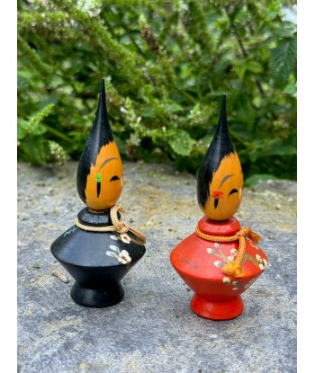 Couple de poupées Kokeshi artisanales l Kokeshi pinceau vous aussi creer 