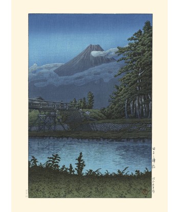 Le Mont Fuji vu du pont de Tago No Ura de Hasui Kawase | Reproduction Fine Art vente chaude votre 