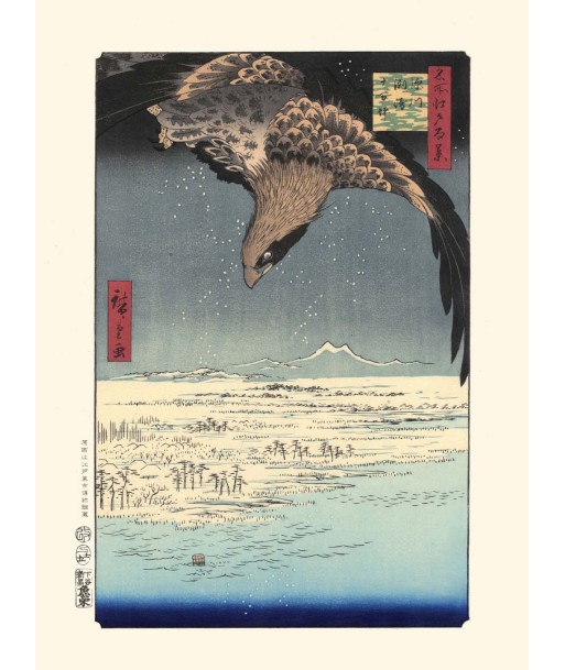 L'Aigle de Fukagawa de Hiroshige | Reproduction Fine-Art Economisez 