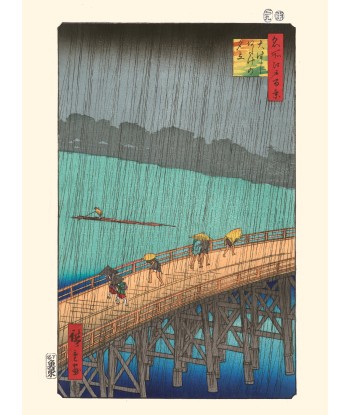 Le pont Ohashi de Hiroshige | Reproduction Fine-Art en ligne