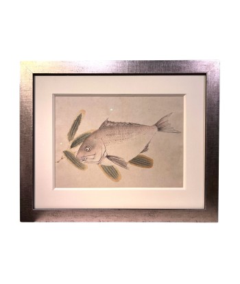 peinture sumi-e encadrée | Poisson de pas cher