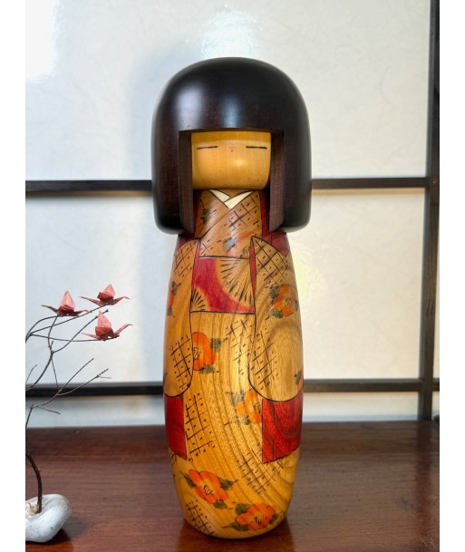 Kokeshi Créative Vintage de Usaburo | Kantsubaki, Camélia d'hiver de pas cher