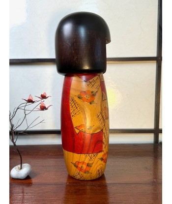 Kokeshi Créative Vintage de Usaburo | Kantsubaki, Camélia d'hiver de pas cher