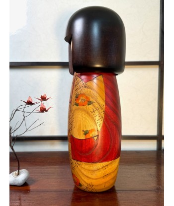 Kokeshi Créative Vintage de Usaburo | Kantsubaki, Camélia d'hiver de pas cher