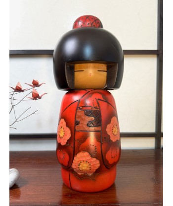 Kokeshi créative Vintage de Masae Fujikawa | Fleurs de cerisier soldes