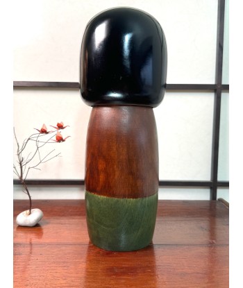 Kokeshi Créative Vintage de Kunio Miyagawa | Camélia Rouge l'achat 