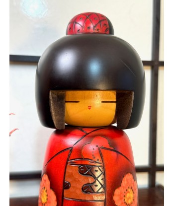 Kokeshi créative Vintage de Masae Fujikawa | Fleurs de cerisier soldes