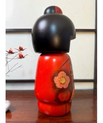 Kokeshi créative Vintage de Masae Fujikawa | Fleurs de cerisier soldes