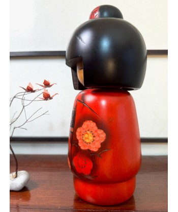 Kokeshi créative Vintage de Masae Fujikawa | Fleurs de cerisier soldes