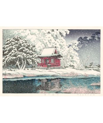 Neige à Inokashira de Hasui Kawase | Reproduction Fine Art Jusqu'à 80% De Réduction