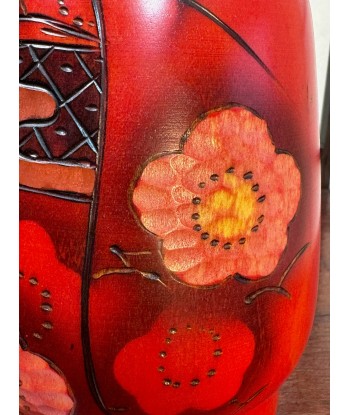 Kokeshi créative Vintage de Masae Fujikawa | Fleurs de cerisier soldes