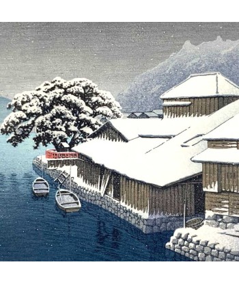 Neige à Ishinomaki de Hasui Kawase | Reproduction Fine Art de France