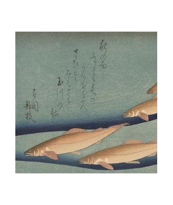 Truites de Hiroshige | Reproduction Fine Art de l' environnement