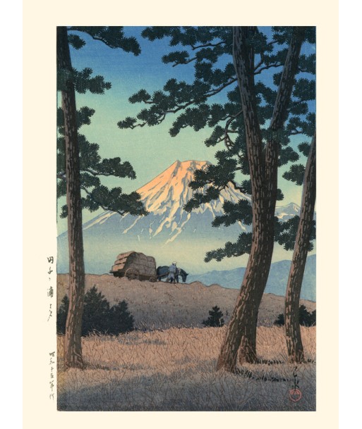 Crépuscule sur le Mont Fuji de Hasui Kawase | Reproduction Fine Art ouvre sa boutique