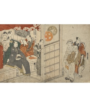 Estampe Japonaise de Toyokuni Utagawa | Série divertissement des acteurs, retour du bain 50-70% off 