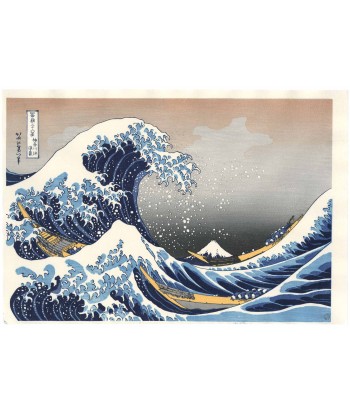 Estampe Japonaise de Hokusai | La Grande Vague de Kanagawa vente chaude votre 