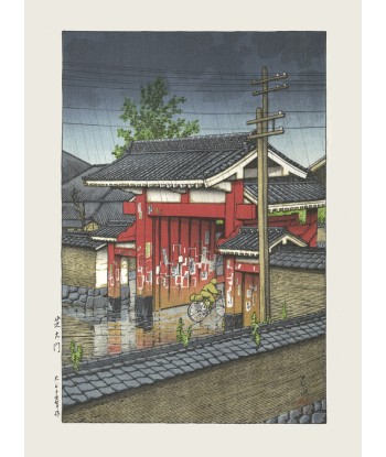 Shiba Daimon La grande porte de Hasui Kawase | Reproduction fine Art destockage