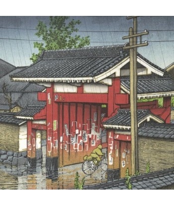 Shiba Daimon La grande porte de Hasui Kawase | Reproduction fine Art destockage