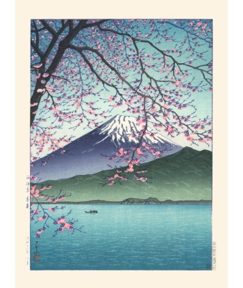 Mont Fuji au Printemps de Hasui Kawase | Reproduction Fine Art votre