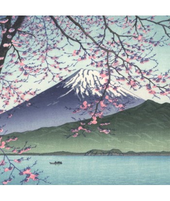 Mont Fuji au Printemps de Hasui Kawase | Reproduction Fine Art votre