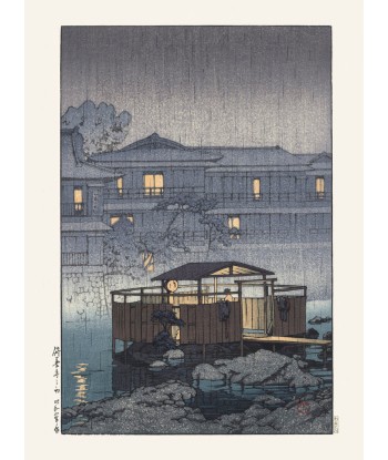 Onsen à Shuzenji de Hasui Kawase | Reproduction Fine Art est présent 