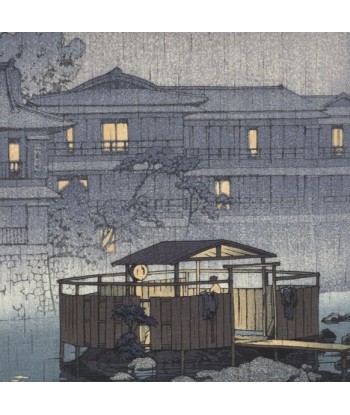 Onsen à Shuzenji de Hasui Kawase | Reproduction Fine Art est présent 