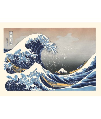 Sous la vague, au large de Kanagawa de Hokusai | Reproduction Fine Art de France