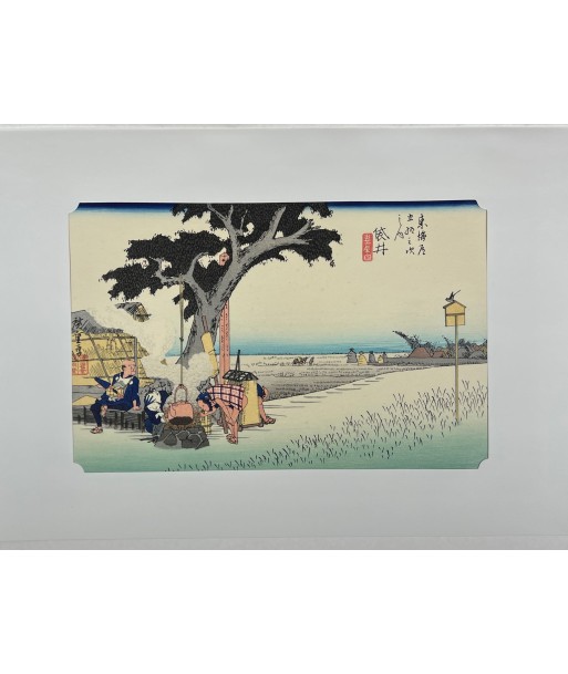 Estampe Japonaise de Hiroshige | Le Grand Tokaido n°28 Fukuroi 2 - 3 jours ouvrés.