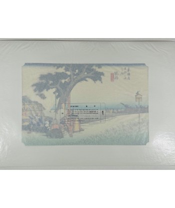 Estampe Japonaise de Hiroshige | Le Grand Tokaido n°28 Fukuroi 2 - 3 jours ouvrés.